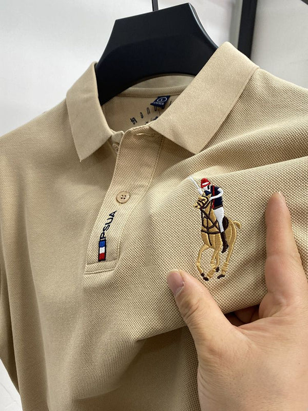 Lavish Equestrian Elegance Polo T-Shirt